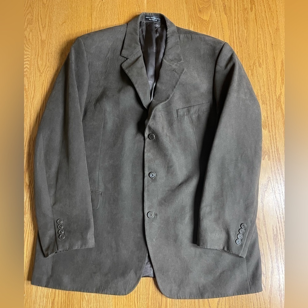 GIANFRANCO RUFFINI ITALY Chocolate Brown Men’s Sport Jacket Blazer 48 L